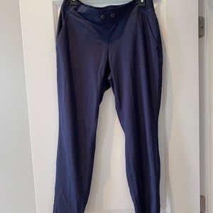 Athleta Midtown Ankle Pant Navy Blue Size 8